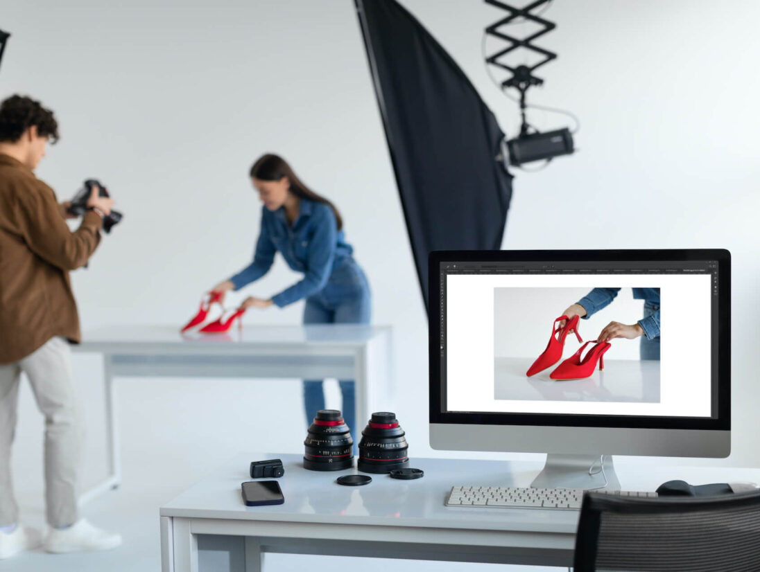 sprzedaż butów przez internet – profesjonalne zdjęcia produktowe