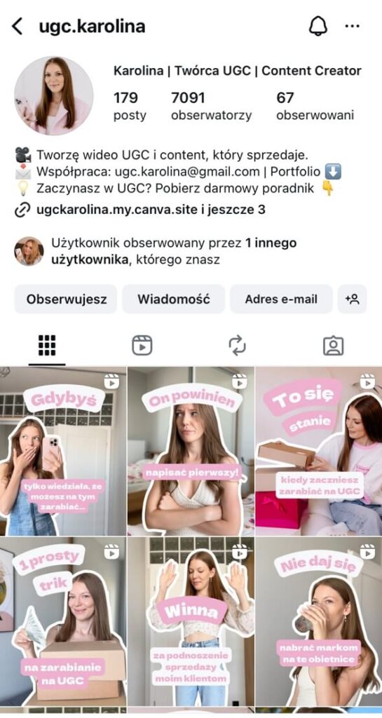 ile zarabia się na instagramie dzięki ugc