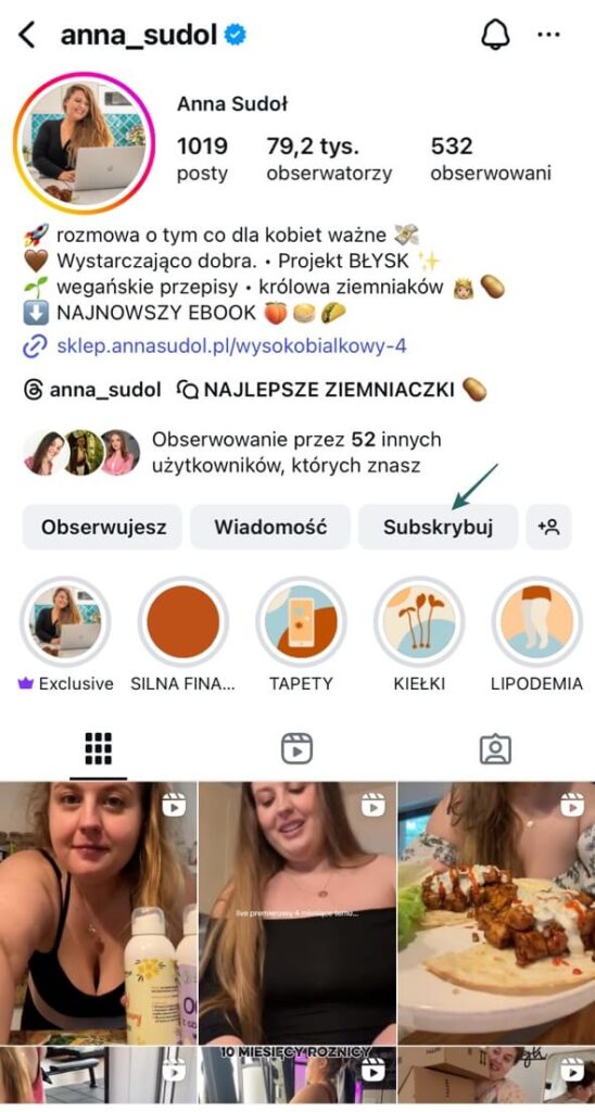 jak zarabiać na instagramie wykorzystując płatne subskrypcje