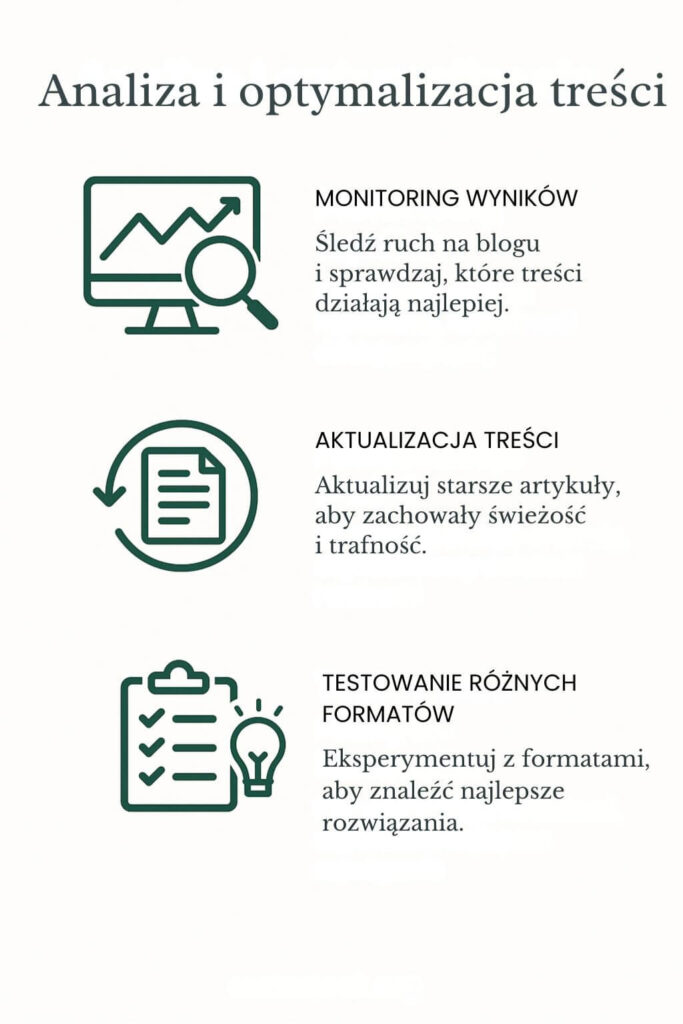 Analiza i optymalizacja treści z bloga firmowego 