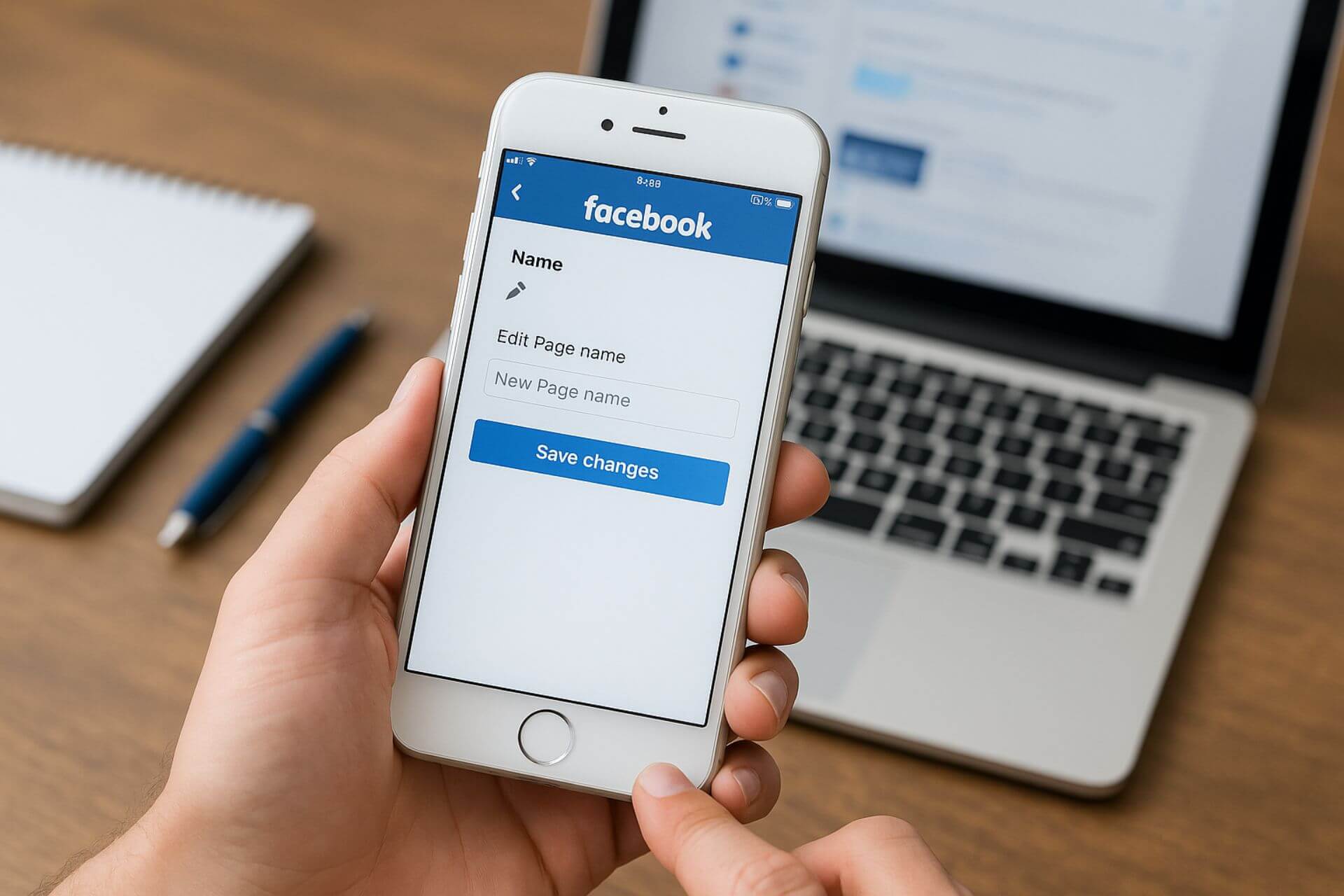 Jak zmienić nazwę fanpage na Facebooku?
