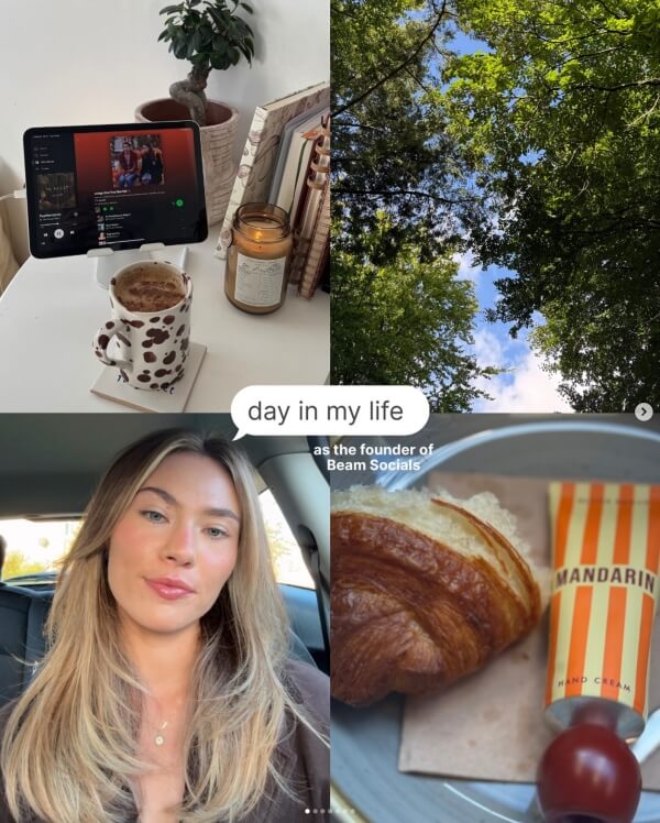 pomysł na posty na instagramie na przykładzie karuzeli day in the life pomysł na posty na instagramie na przykładzie karuzeli dzień z życia