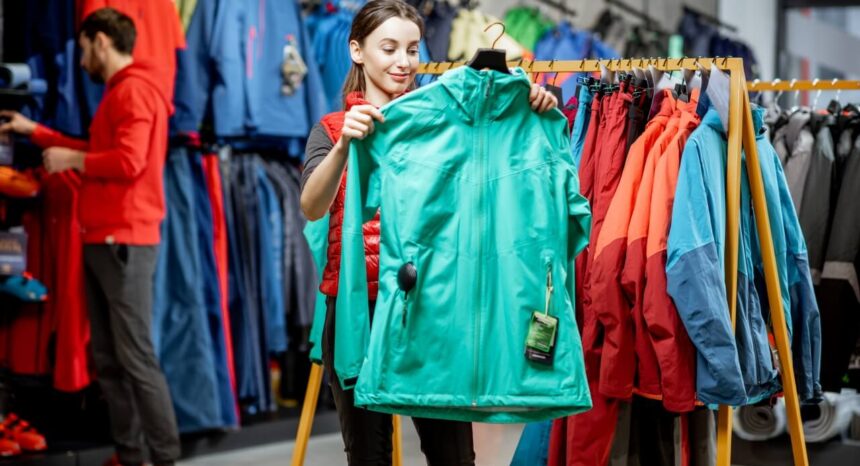 kolorowe kurtki z nadrukiem