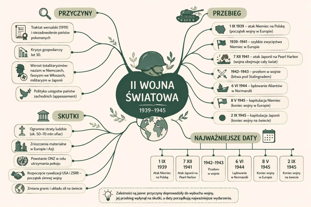 mapa myśli dedykowana do nauki